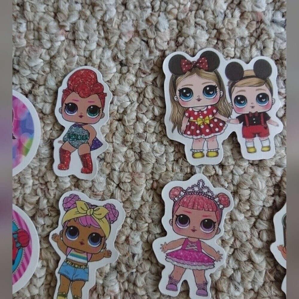 50 pieces cute LOl Stickers Waterproof Vinyl - Picture 3 of 10
